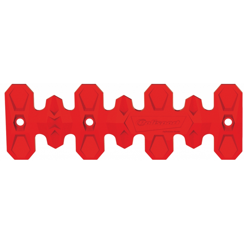 Exhaust head pipe guard POLISPORT ARMADILLO short red