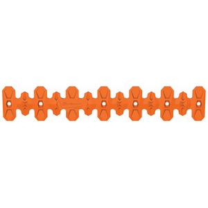 Exhaust head pipe guard POLISPORT ARMADILLO 8483800002 long orange