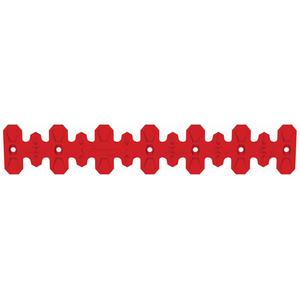 Exhaust head pipe guard POLISPORT ARMADILLO 8483800004 long red