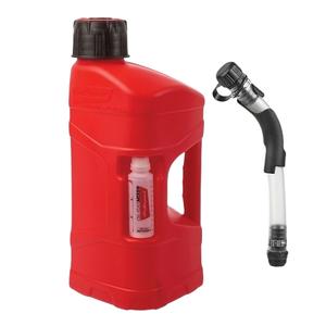 Utility can POLISPORT PROOCTANE 8464600001 10 l with standard cap + 100 ml mixer + hose clear red