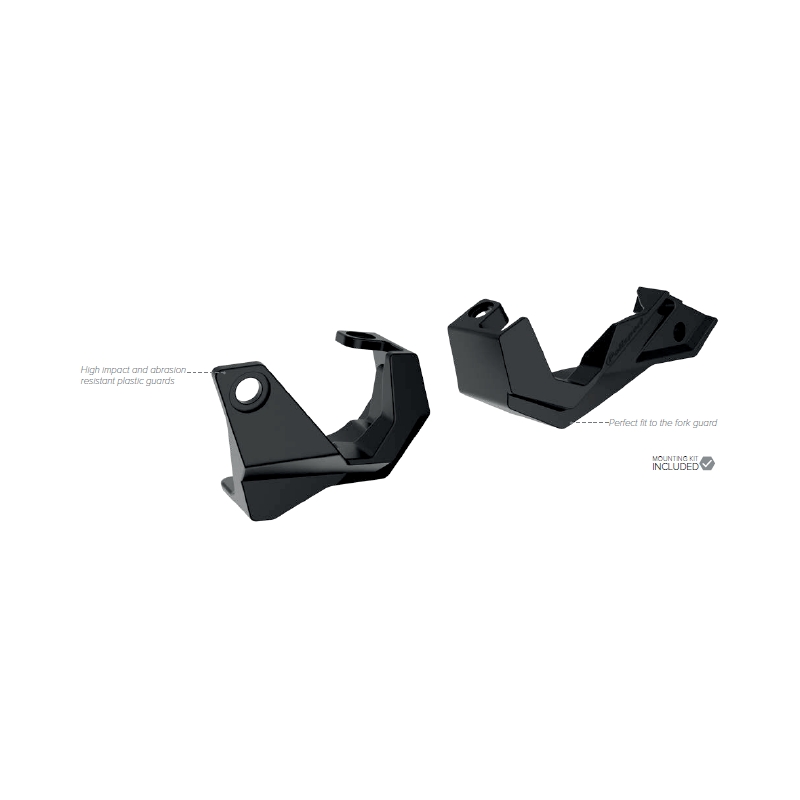Bottom fork protector POLISPORT PERFORMANCE black/black