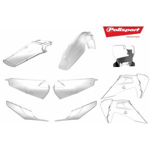 Plastic body kit POLISPORT 90800 clear 18
