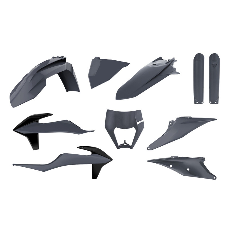 Plastic body kit POLISPORT nardo grey