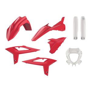 Plastic body kit POLISPORT 91024 red
