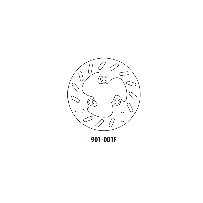 Brake disc GOLDFREN front 190 mm