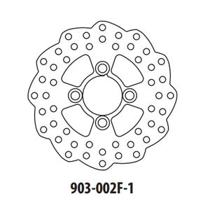 Brake disc GOLDFREN 903-002F-1 front 180,5 mm
