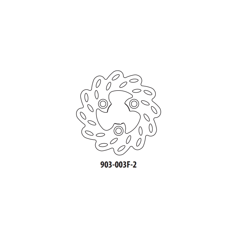 Brake disc GOLDFREN front 155 mm