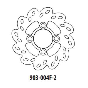 Brake disc GOLDFREN 903-004F-2 front 160,6 mm