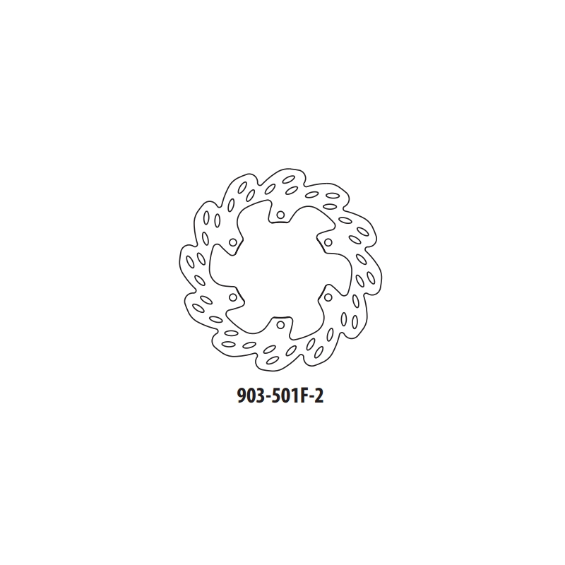 Brake disc GOLDFREN front 245 mm