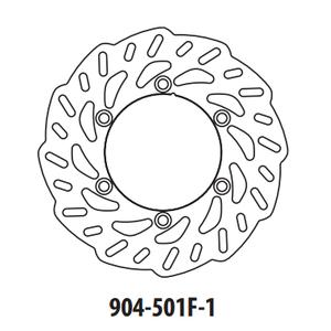 Brake disc GOLDFREN 904-501F-1 front 260 mm