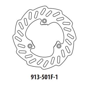 Brake disc GOLDFREN 913-501F-1 front 218 mm