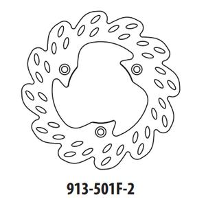 Brake disc GOLDFREN 913-501F-2 front 218 mm