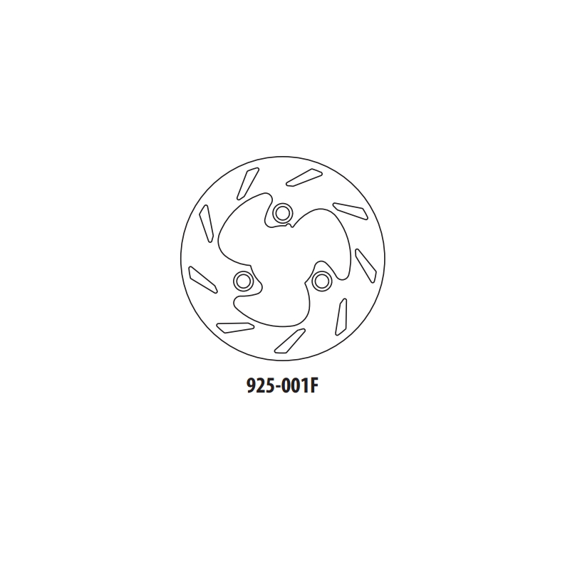Brake disc GOLDFREN front 180 mm