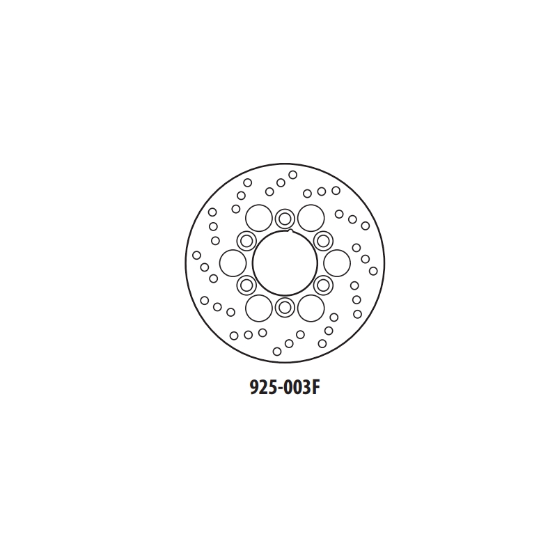 Brake disc GOLDFREN front 180 mm
