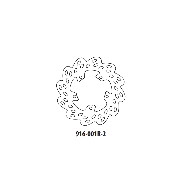 Brake disc GOLDFREN rear 175 mm
