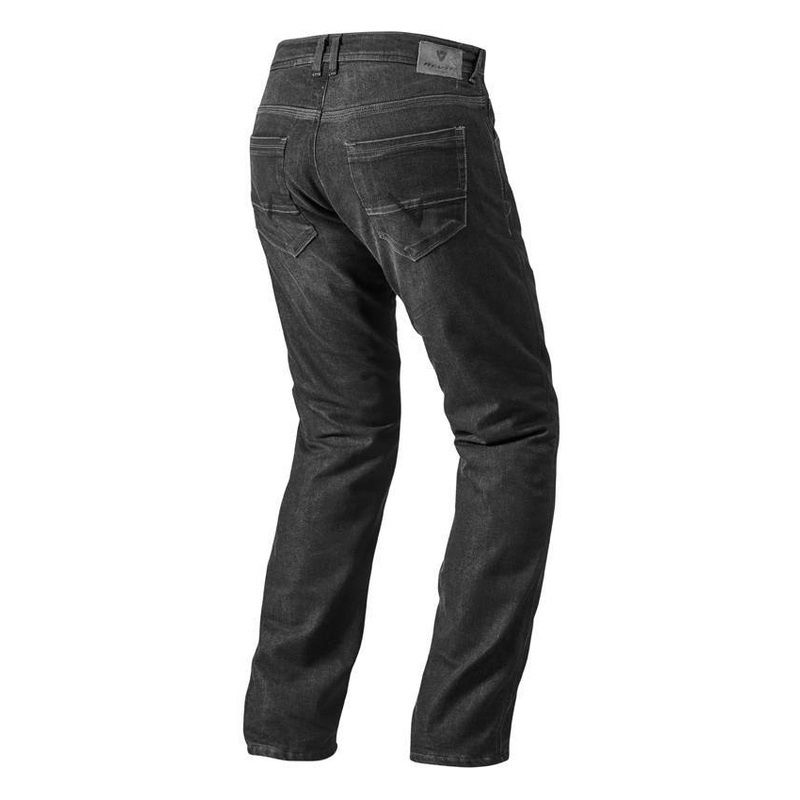 Jeansy motocyklowe Revit Orlando H2O RF czarne przedłużone