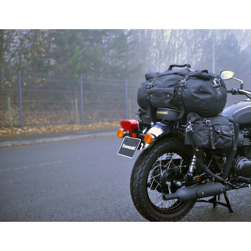 Torby boczne na motocykl Oxford Heritage černé 40l