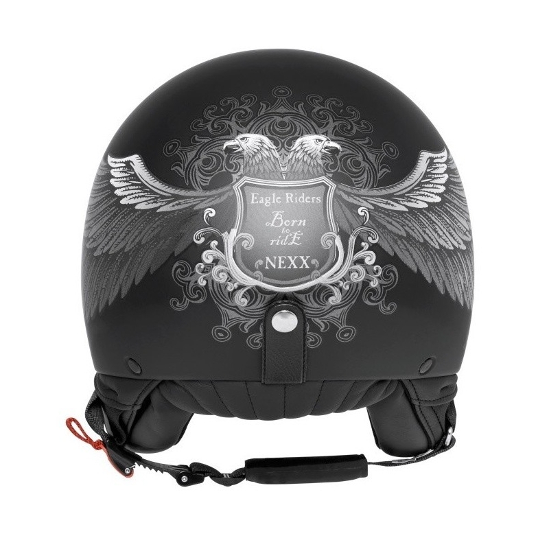Otwarty kask motocyklowy Nexx X.60 Eagle Rider czarno-srebrny