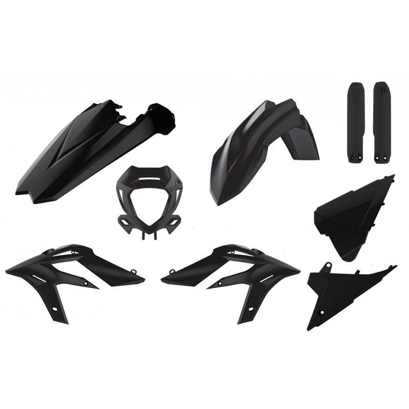 Plastic body kit POLISPORT enduro Black for BETA Xtrainer 250 2020-2022, BETA Xtrainer 300 2020-2022