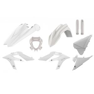 Plastic body kit POLISPORT 91061 enduro White
