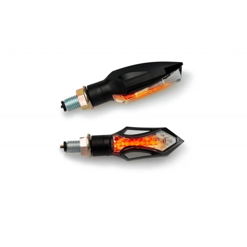Turn signals PUIG TOWER black homologated