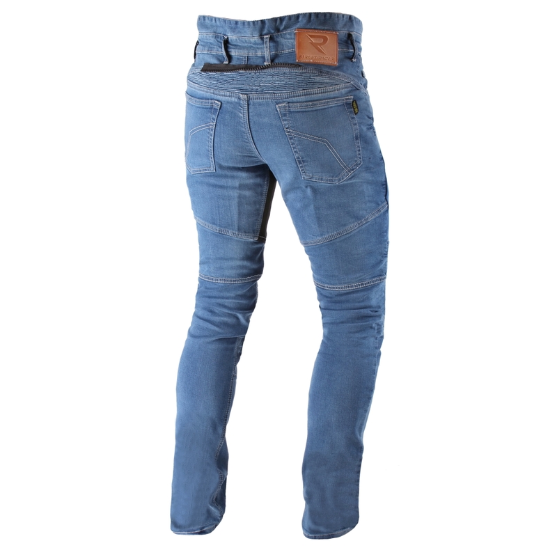 Jeansy kevlarowe na motocykl Street Racer Denim niebieskie wyprzedaż