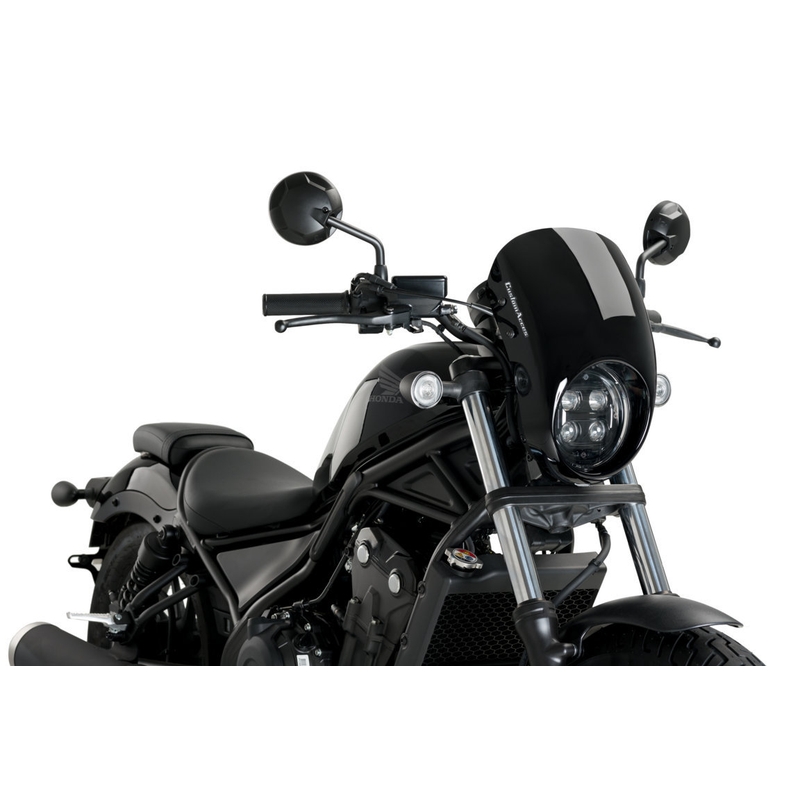 Semifairing PUIG ANARCHY black for HONDA CMX 500 Rebel 2020-2024