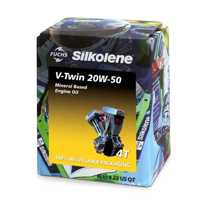 Engine oil SILKOLENE V-TWIN 20W-50 MINERAL 4 l