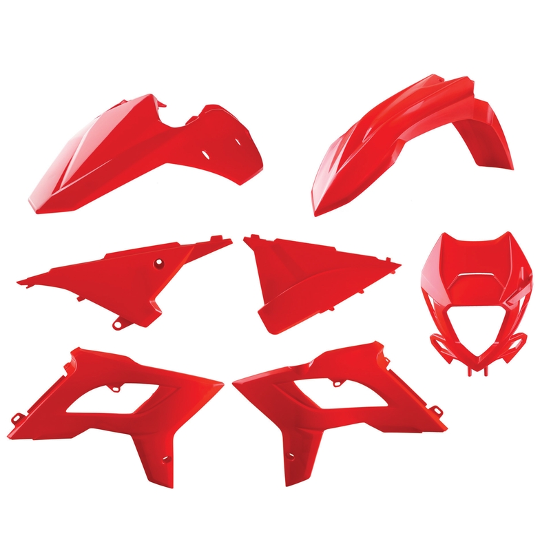Plastic body kit POLISPORT restyling Red