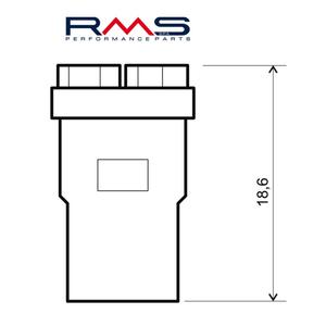 Bulb RMS 246510570 Led 12V, T10 W2.1X9.5D blue