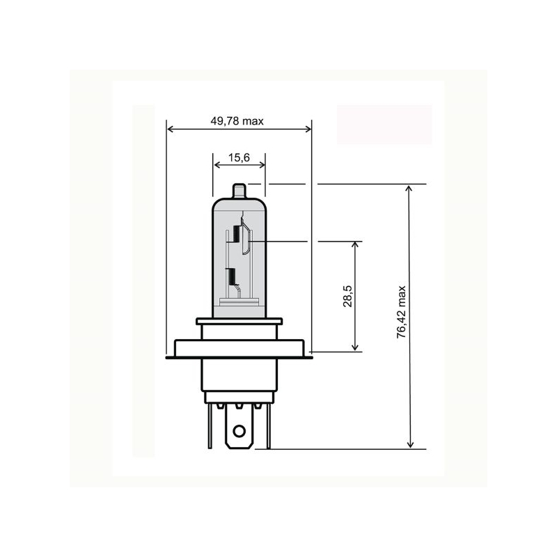 Bulb RMS FLOSSER blue hs1 12V 35/35W
