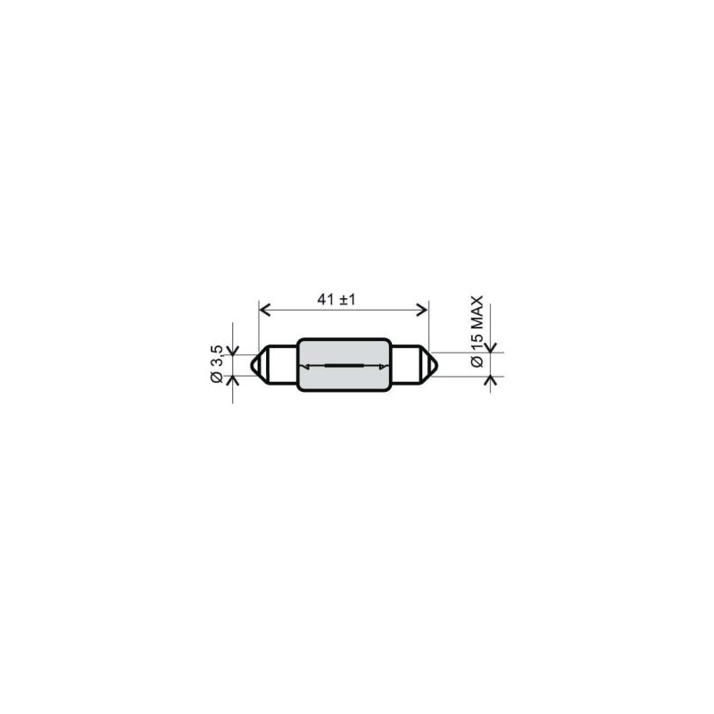 Bulb RMS FLOSSER 6V-15W T 15x42