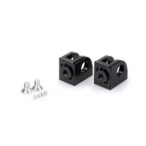 Footpeg adapters PUIG 20235N adjustable black