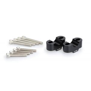 Risers PUIG 3671N black height 20mm, d 22mm