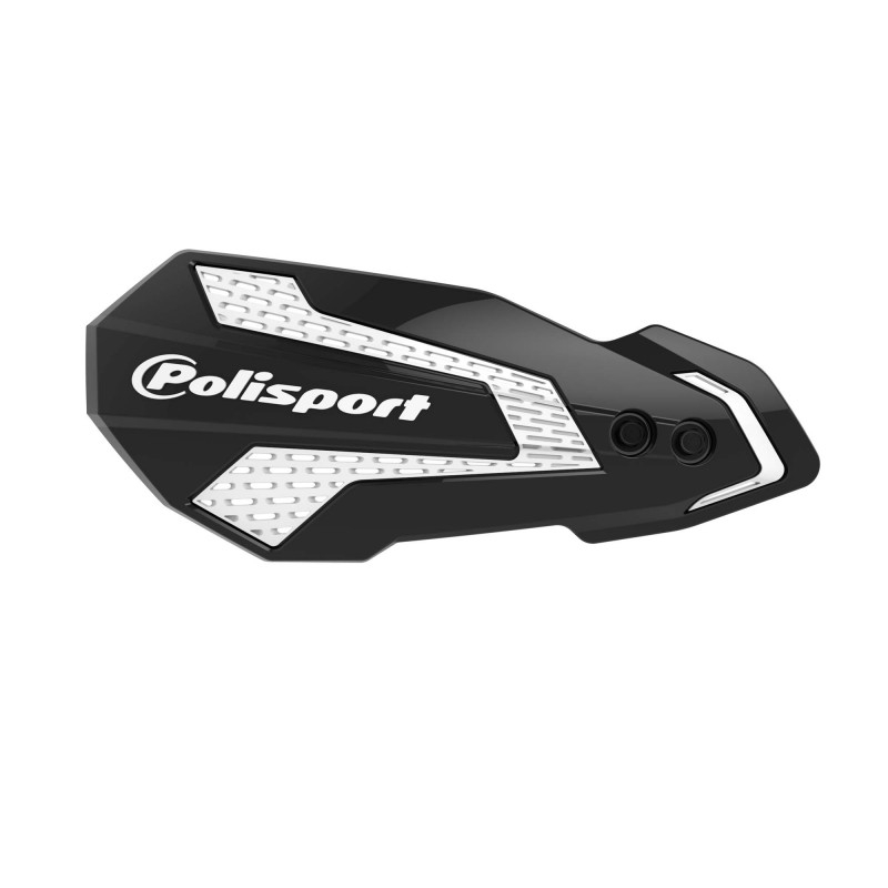 Handguard POLISPORT MX FLOW with mounting system black/white