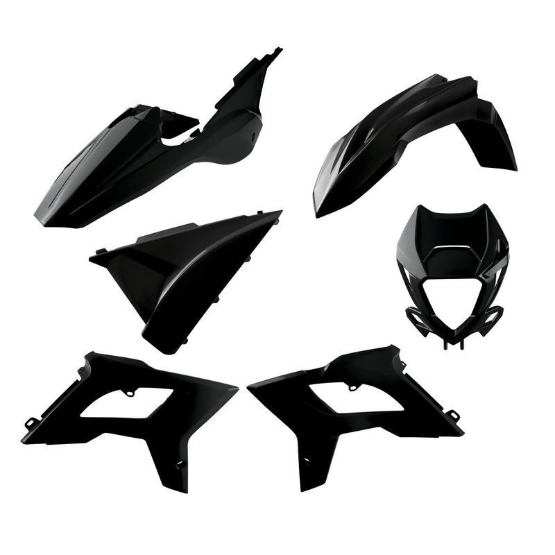 Plastic body kit POLISPORT restyling Black