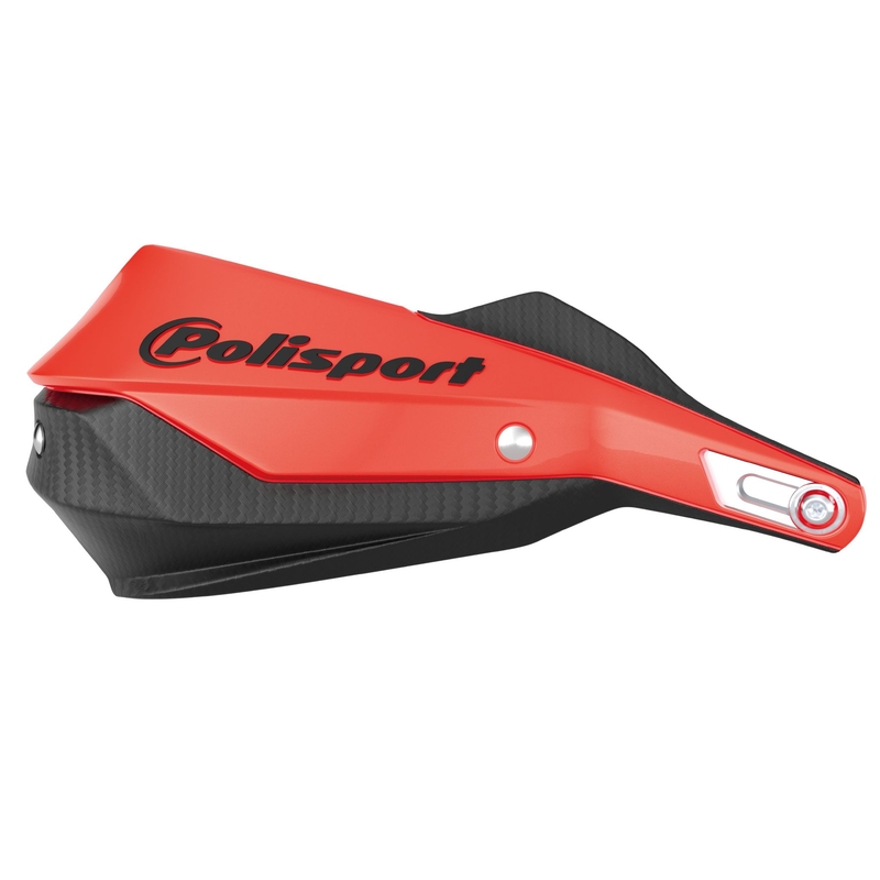 Handguard POLISPORT TRAIL BLAZER with universal mounting kit Red/black