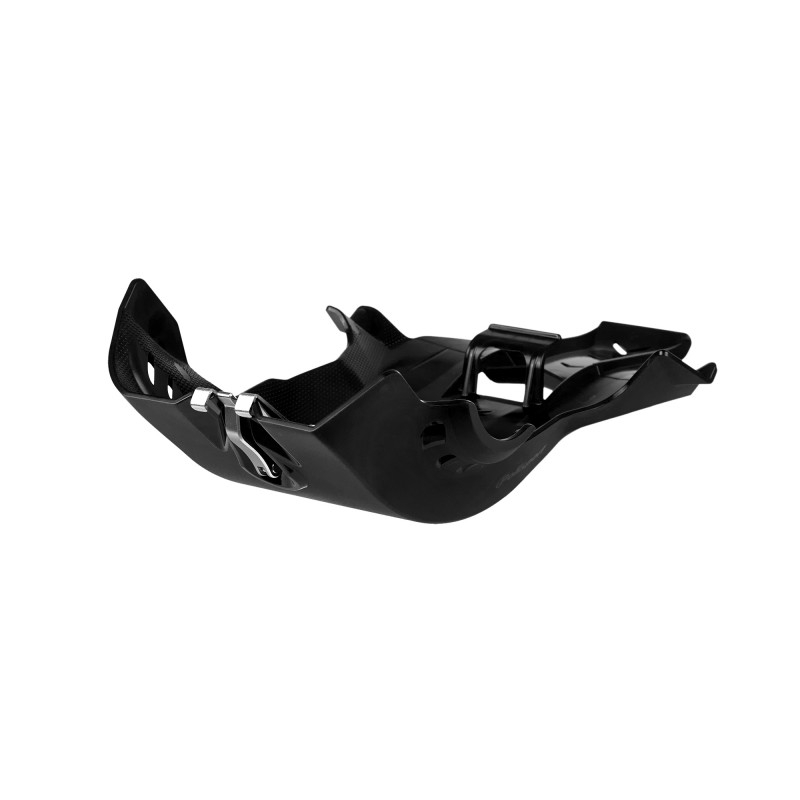Skid Plate POLISPORT with link protector Black