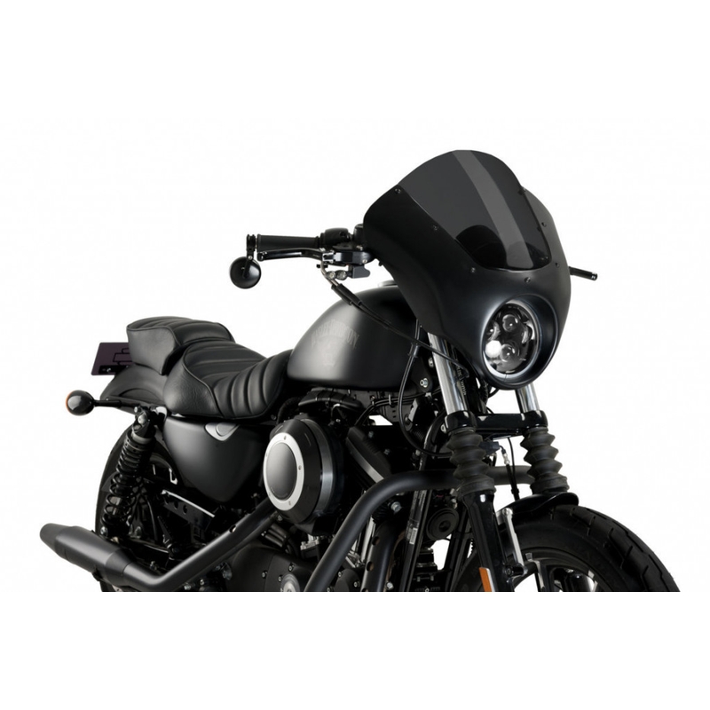 Semifairing PUIG DARK NIGHT dark smoke for HARLEY DAVIDSON XL 883 Sportster 2009-2020