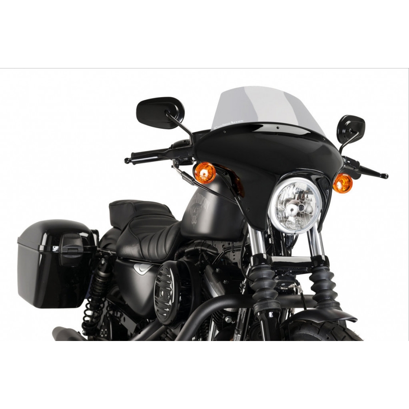 Windscreen PUIG BATWING SML smoke long