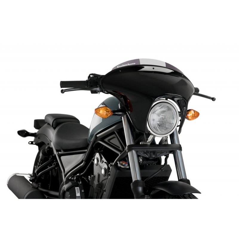Windscreen PUIG BATWING SML smoke short