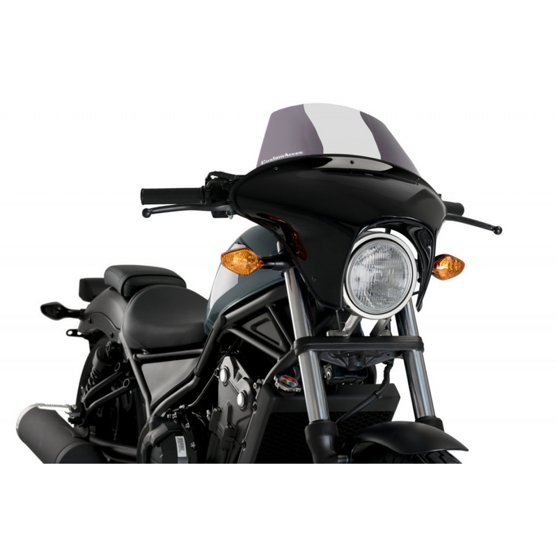 Windscreen PUIG BATWING SML smoke long