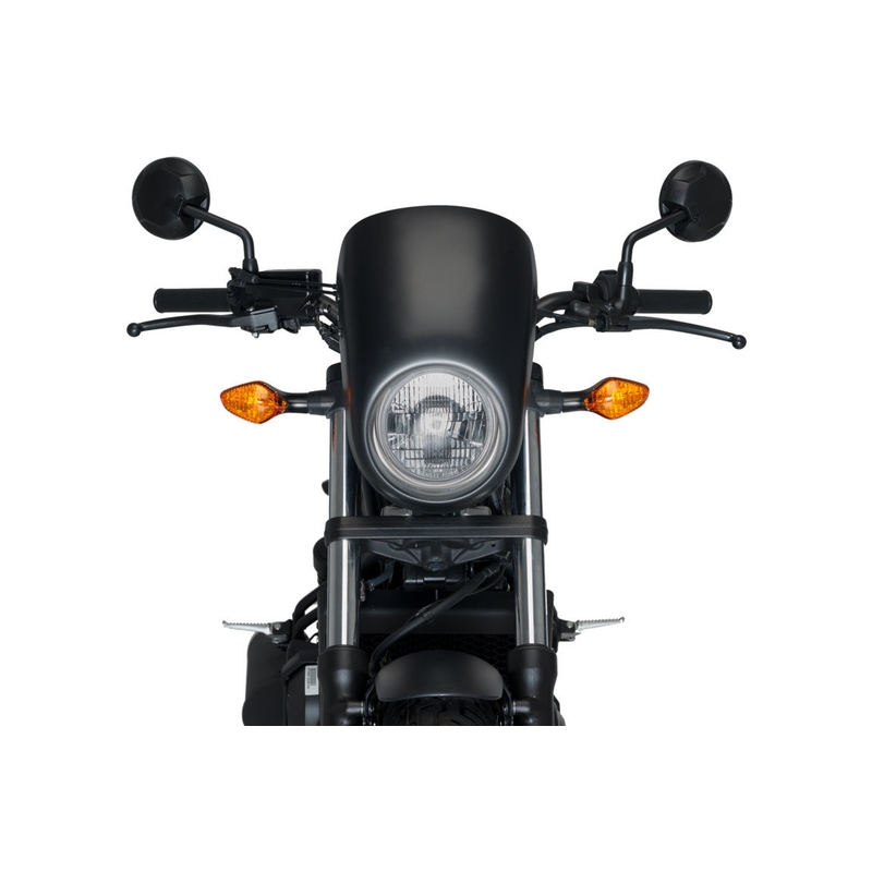 Semifairing PUIG ANARCHY Black for HONDA CMX 500 Rebel 2017-2019