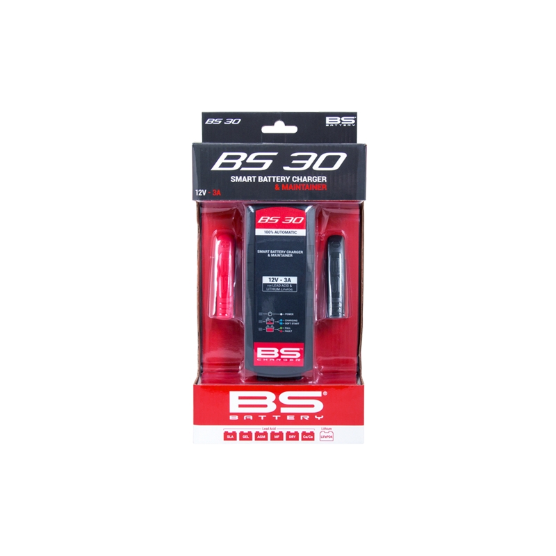 Battery charger BS-BATTERY SMART (suitable also for Lithium) 12V 3A