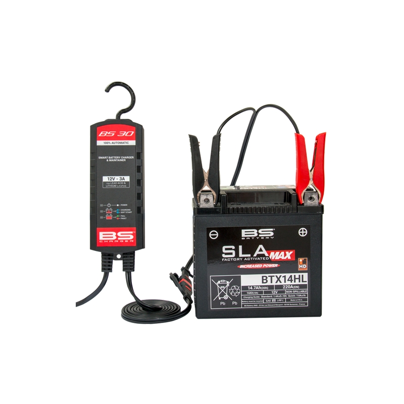 Battery charger BS-BATTERY SMART (suitable also for Lithium) 12V 3A