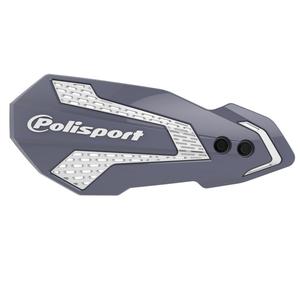 Handguard POLISPORT MX FLOW 8308200042 Grey/White with mounting system