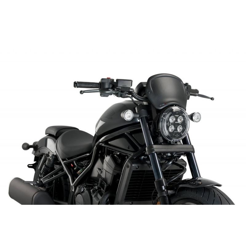 Windshield PUIG FRONTAL PLATE matt black