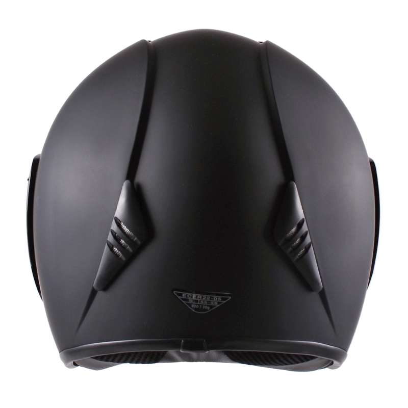 Kask moto otwarty Fenix 818 czarny matowy wyprzedaż