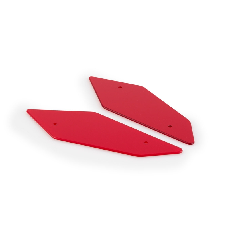 Spare deflectors PUIG DOWNFORCE red