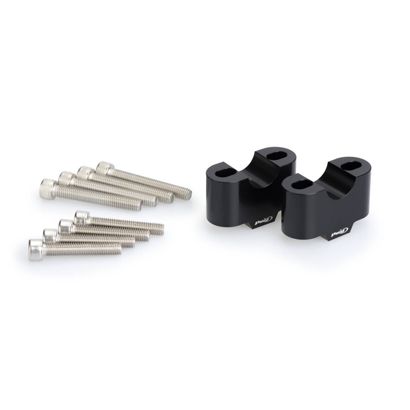 Risers PUIG black height 30mm, d 22mm
